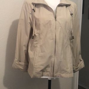 Lightly worn, short Lightweight jacket, 75% Cotton, 25% Nylon